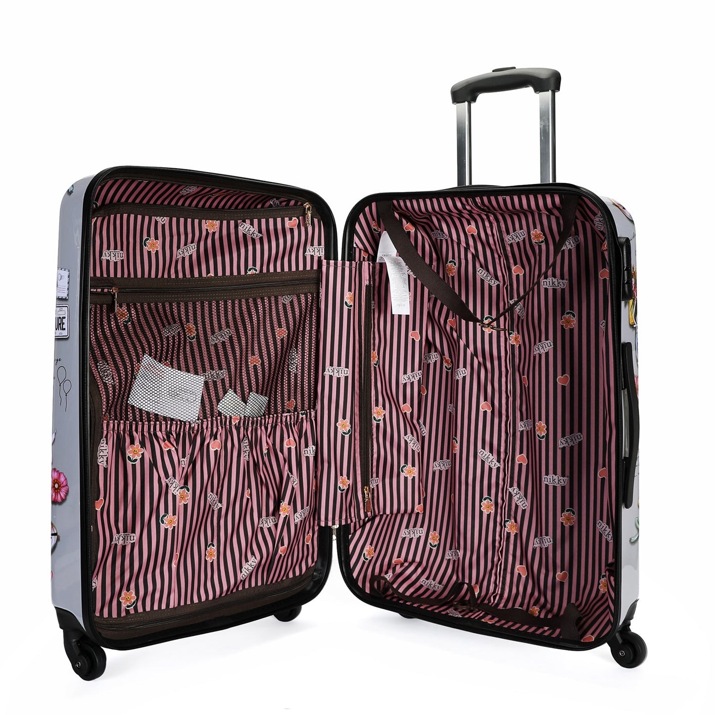 MALETA DE CABINA DE PLASTICO ABS NIKKY WORLD-2