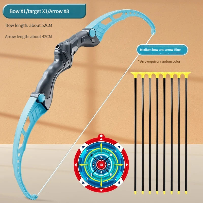 Ultimate 52Cm Bow and Arrow Toy Set - Perfect for Young Archers! Outdoor Fun for Boys with Target Shooting Practice!