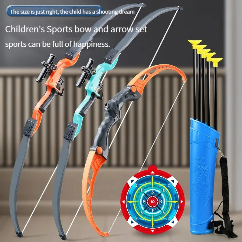 Ultimate 52Cm Bow and Arrow Toy Set - Perfect for Young Archers! Outdoor Fun for Boys with Target Shooting Practice!