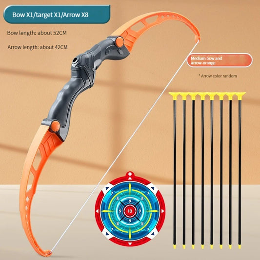 Ultimate 52Cm Bow and Arrow Toy Set - Perfect for Young Archers! Outdoor Fun for Boys with Target Shooting Practice!