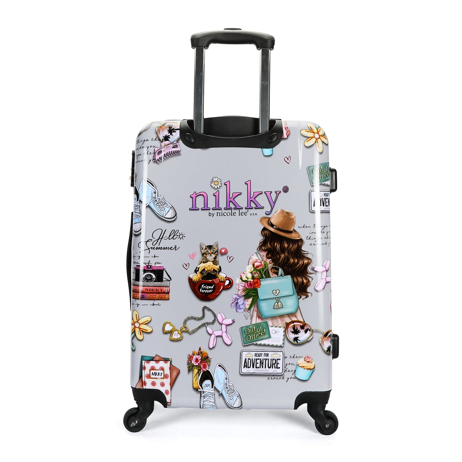 MALETA DE CABINA DE PLASTICO ABS NIKKY WORLD-4