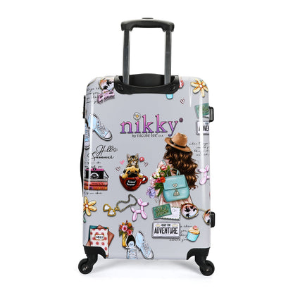MALETA DE CABINA DE PLASTICO ABS NIKKY WORLD-4