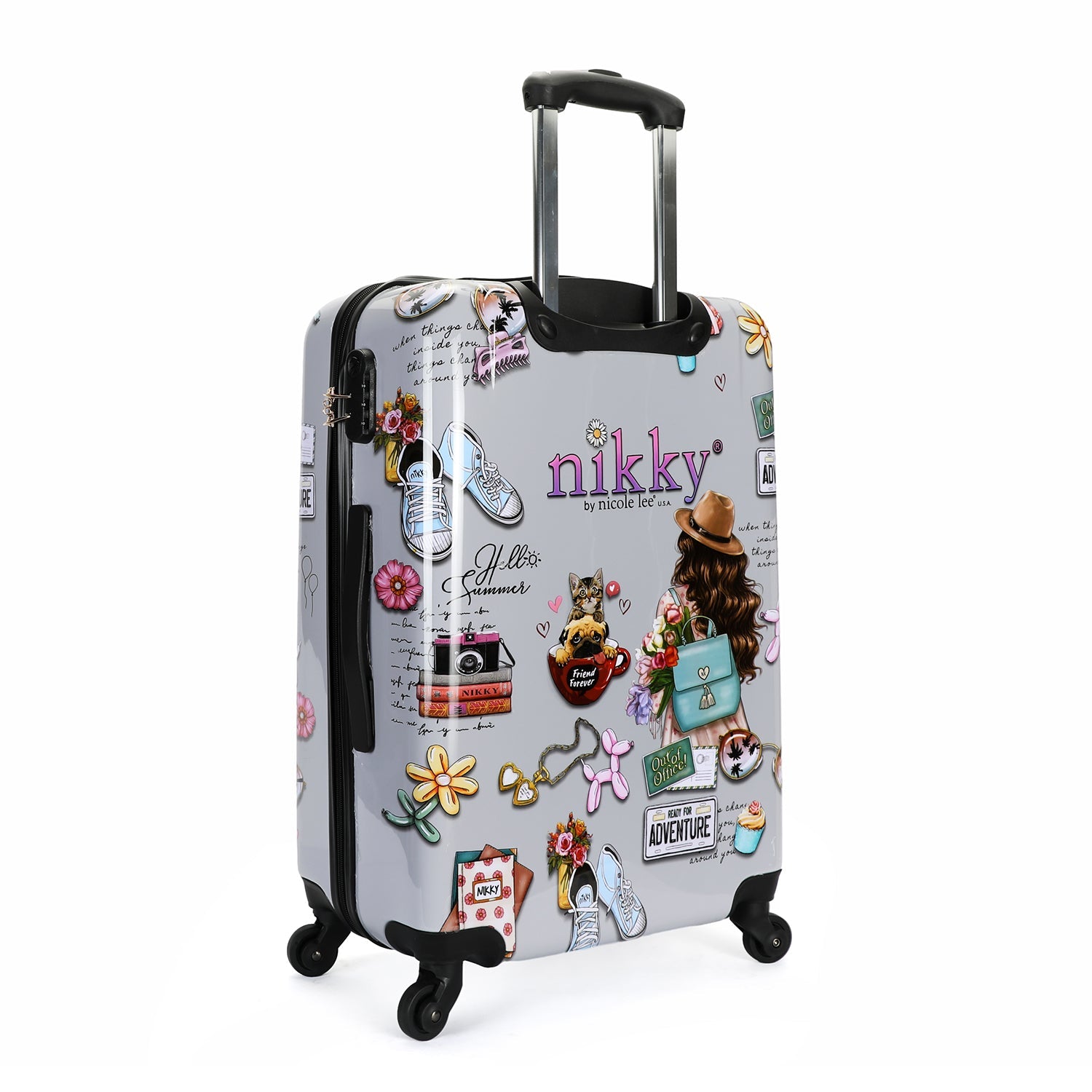 MALETA DE CABINA DE PLASTICO ABS NIKKY WORLD-3