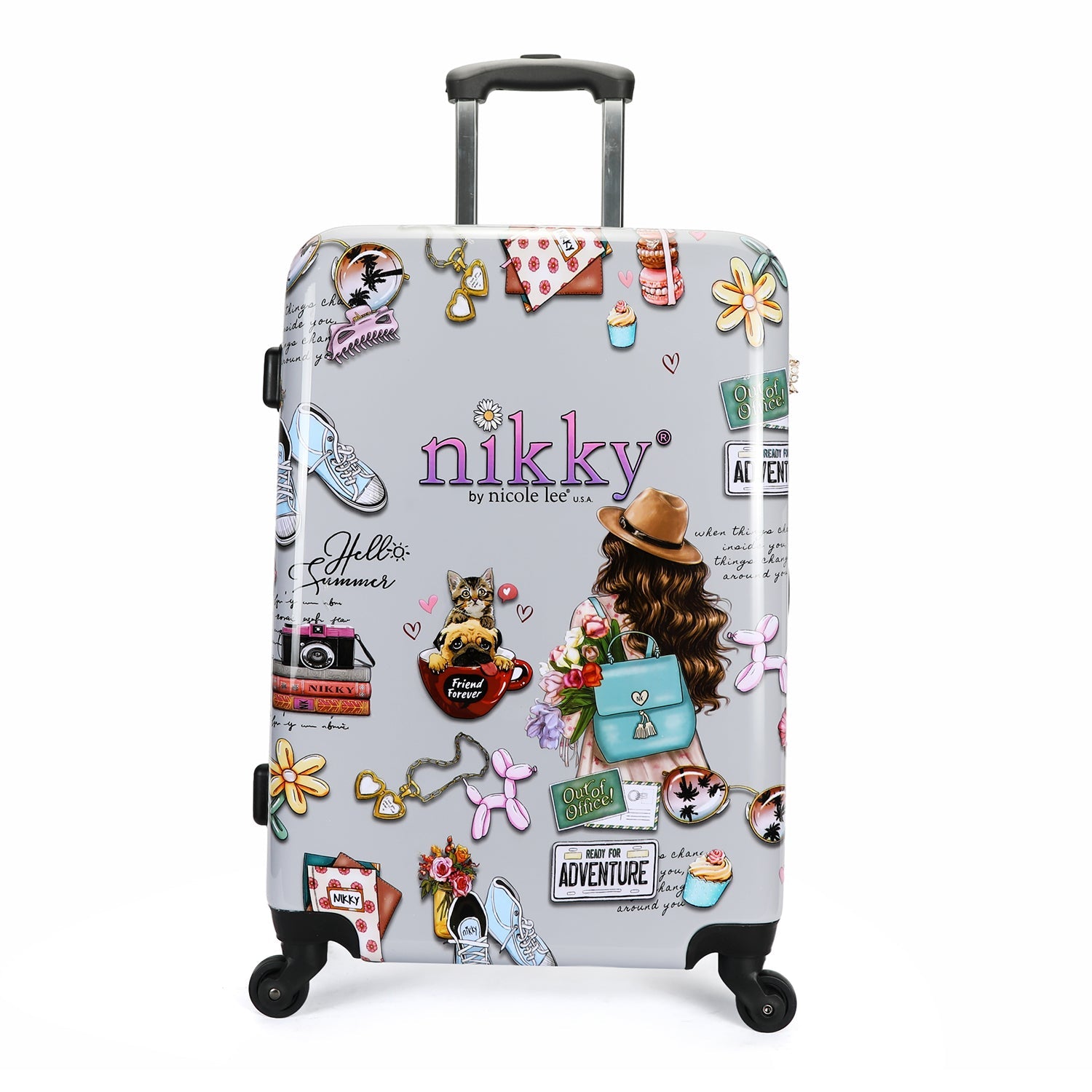 MALETA DE CABINA DE PLASTICO ABS NIKKY WORLD-0